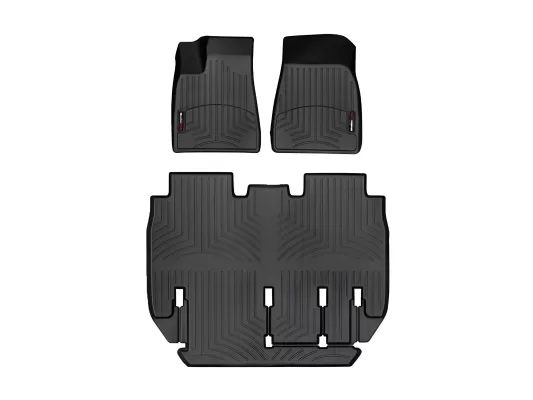 Tesla Model X - 2016 to 2020 - SUV [All] (For 5 Seat Models) (Front and Rear Set) (Black)