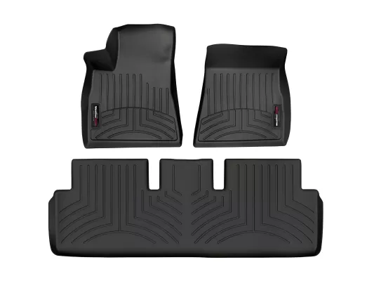 Tesla Model 3 - 2017 to 2025 - Sedan [All] (Front and Rear Set) (Black)