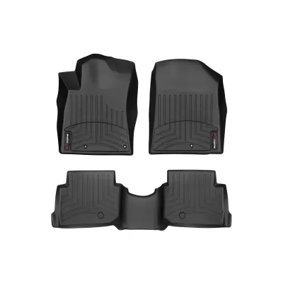 Hyundai Ioniq Electric - 2017 to 2019 - Hatchback [All] (Front and Rear Set) (Black)