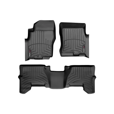 Nissan Pathfinder - 2005 to 2008 - SUV [All] (Front and Rear Set) (Single Driver Side Post) (Black)