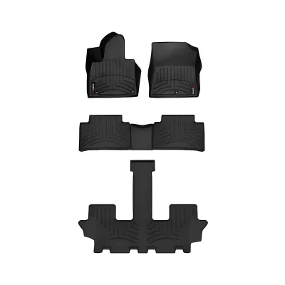 Kia Sorento - 2021 to 2025 - SUV [All] (Front, Middle, and Rear Cargo Set) (Black)