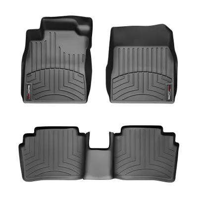 Nissan Versa - 2007 to 2011 - All [All] (Front and Rear Set) (Black)