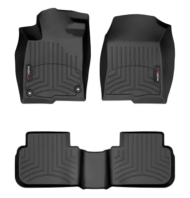 Honda Civic - 2022 to 2024 - Sedan [All] (Front and Rear Set) (Black) (Without 2nd Row USB Ports)