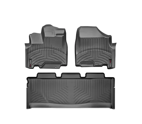 Honda Odyssey - 2005 to 2010 - Minivan [All] (Front and Middle Set) (Split First Row) (Black)
