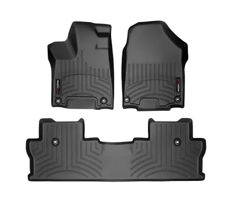 Honda Ridgeline - 2017 to 2025 - Crew Cab [All] (Front and Middle Set) (Black)