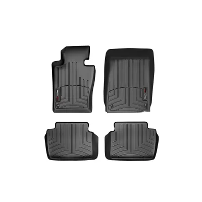 BMW 3 Series - 2001 to 2005 - 4 Door Sedan [325xi] (Front and Rear Set) (Black)