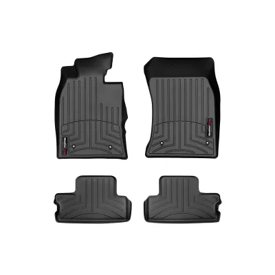 Mini Cooper - 2002 to 2006 - Hatchback [All] (Front and Rear Set) (Black)
