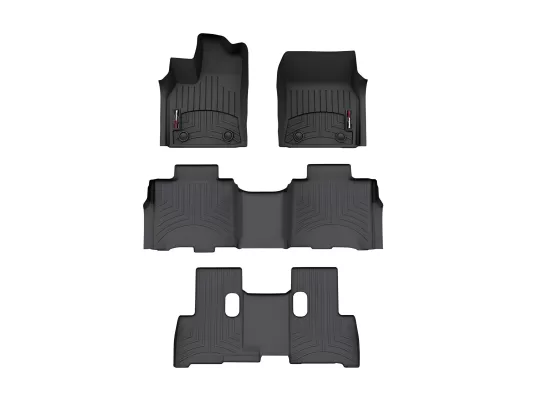 Toyota Sequoia - 2023 to 2025 - SUV [All] (Front, Middle, and Rear Set) (Black)