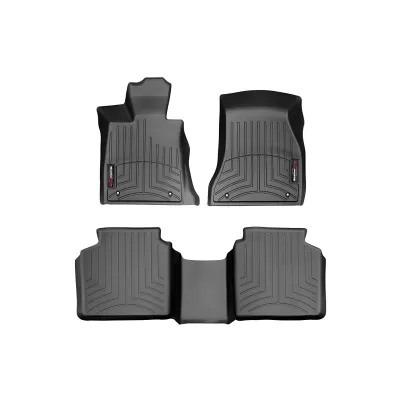 BMW 7 Series - 2016 to 2022 - Sedan [All] (Front and Rear Set) (Black) (Without Rear Executive Lounge Seating)