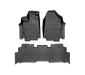 Honda Odyssey - 2018 to 2026 - Minivan [All] (Front and Middle Set) (Black)