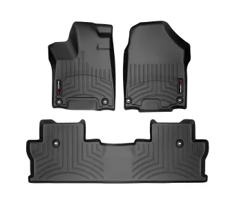 Honda Ridgeline - 2017 to 2025 - Crew Cab [All] (Front and Middle Set) (Black)