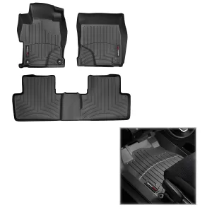 WeatherTech FloorLiner – Honda Odyssey 1st Row Front Floor Mats, Black TPO, 2pc