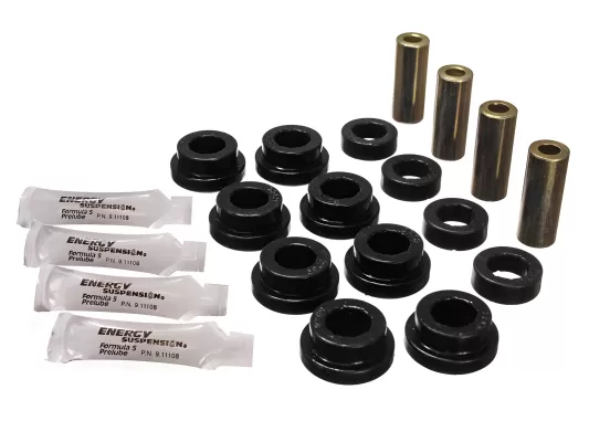 Honda CRX - 1989 to 1991 - Coupe [All] (Rear Lower Control Arm Mounting Bushings) (For OEM Cast Control Arms) (Black)