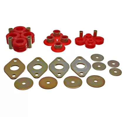 Toyota Tacoma - 1995 to 2000 - All [All] (Cab Mounting Bushing Set) (Red)