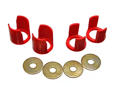 Nissan 240SX - 1990 to 1994 - All [All] (Rear Subframe Insert Set) (Red)
