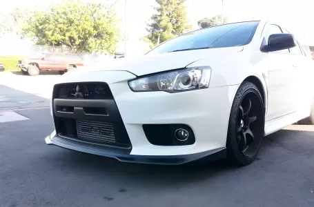 2010 Mitsubishi Lancer Evo PRO Design Rally Style Front Lip