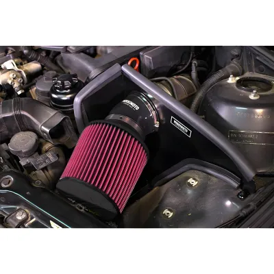 BMW 3 Series - 2001 to 2005 - 2 Door Convertible [330Ci] _or_ 2 Door Coupe [330Ci] _or_ 4 Door Sedan [330i, 330xi] (Black Intake Tube) (Cold Air Intake) (With Heat Shield)