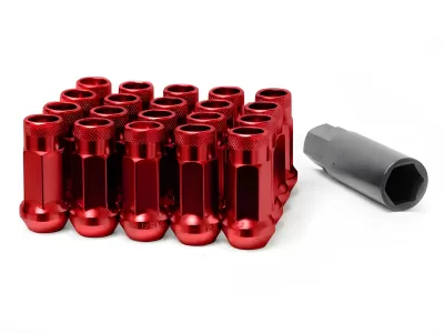 Universal (12 x 1.5) (20 Lug Nut Set) (Red)