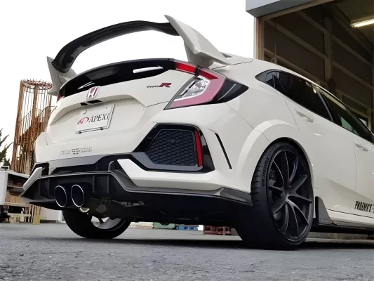 Honda Civic - 2017 to 2021 - 4 Door Hatchback [FK8 Type R, FK8 Type R Limited] (Dual Burnt Titanium Tips)