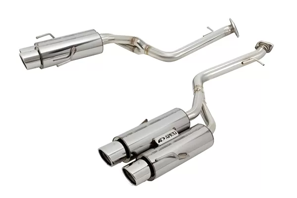 Lexus RCF - 2015 to 2025 - Coupe [All] (Rear Section Only) (Quad Stainless Steel Tips)