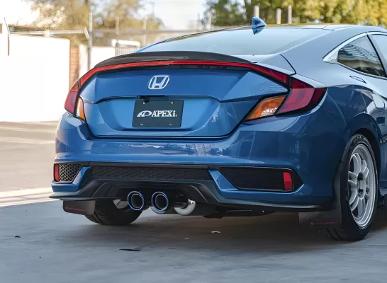Honda Civic - 2017 to 2020 - 2 Door Coupe [Si] (Dual Burnt Titanium Tips)