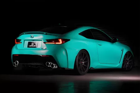 Lexus RCF - 2015 to 2025 - Coupe [All] (Rear Section Only) (Quad Stainless Steel Tips)