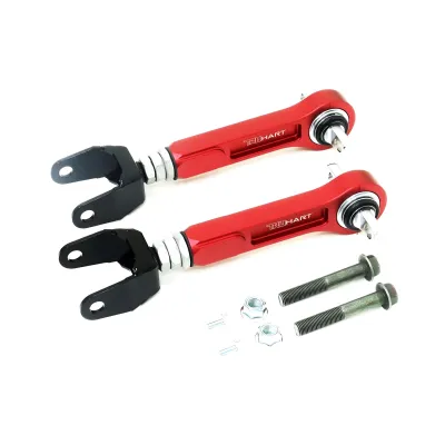 Tesla Model X - 2021 to 2025 - SUV [All] (Rear Upper) (Frontmost Arm) (Pillow Ball Bushings) (Red)