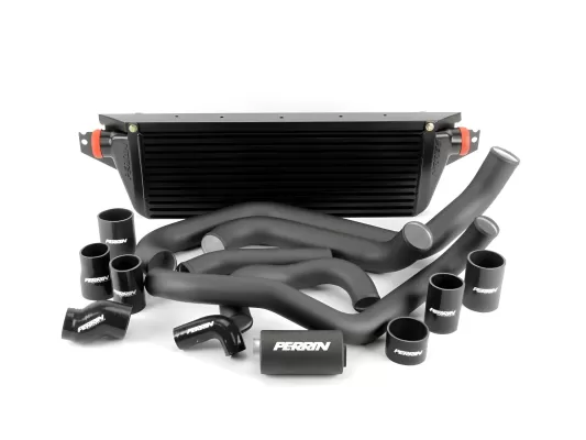 Subaru Impreza - 2002 to 2007 - All [WRX 2.0L, WRX 2.5L, WRX Limited, WRX TR] (Front Mount Kit) (Black Core) (Black Tubes)
