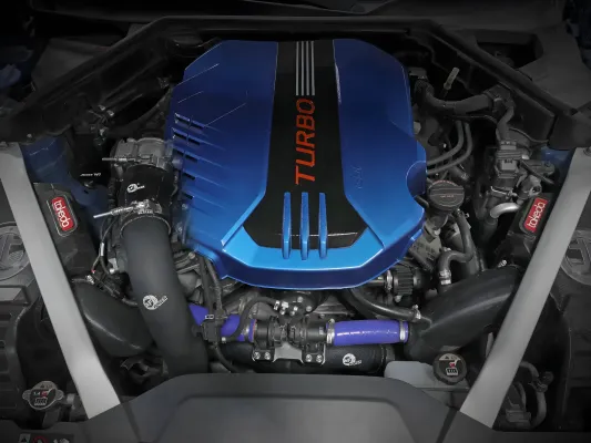 Kia Stinger - 2018 to 2023 - Sedan [GT, GT1, GT2, GTS] with 3.3L & AWD/RWD (Wrinkle Black) (Cold Side)