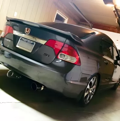 Honda Civic - 2007 to 2011 - 4 Door Sedan [MUGEN Si, Si] (R Version, 70mm Piping) : On a 2009 Civic Sedan Si. Courtesy of community member Joseph in New York.