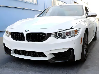 BMW 4 Series M4 - 2015 to 2020 - All [All] (Carbon Fiber Splitter) (Two-Piece)