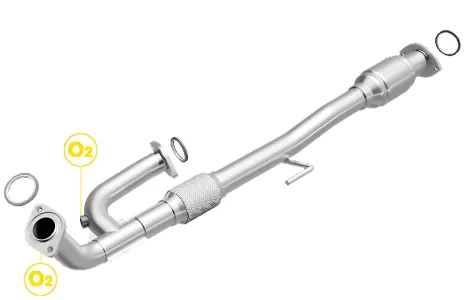 2002 Toyota Camry MagnaFlow Downpipe With High Flow Catalytic Converter