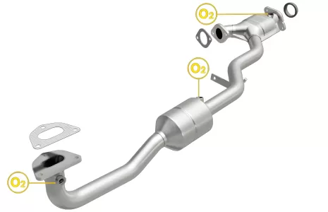 2004 Subaru Legacy MagnaFlow Downpipe With High Flow Catalytic Converter