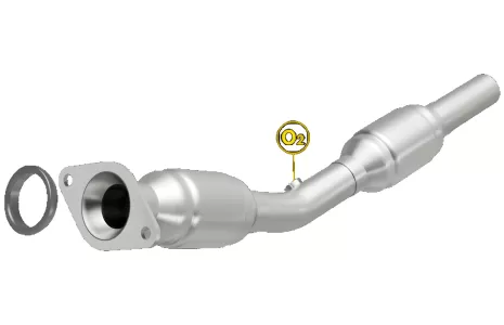 2007 Toyota Corolla MagnaFlow Downpipe With High Flow Catalytic Converter