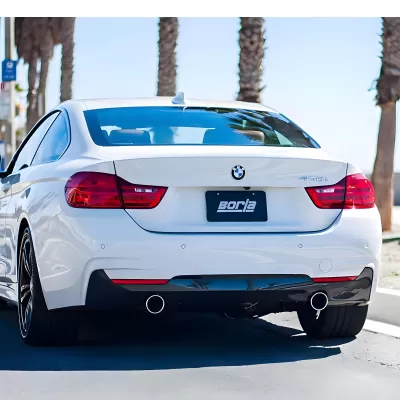 BMW 4 Series - 2014 to 2016 - Coupe [435i] (ATAK Exhaust) (Polished Angle-Cut Rolled Dual Tips)