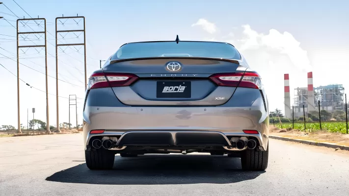Toyota Camry - 2018 to 2024 - Sedan [XSE 3.5L FWD] (S-Type Exhaust) (Quad Polished Rolled Tips)