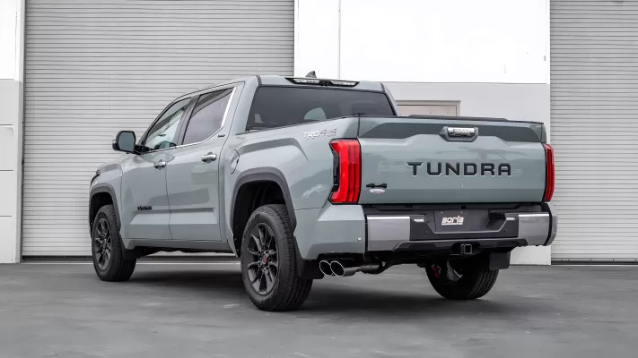 Toyota Tundra - 2022 to 2025 - CrewMax [All] (ATAK Exhaust) (Cat-Back Exhaust) (Polished Tips) (With Short Bed)