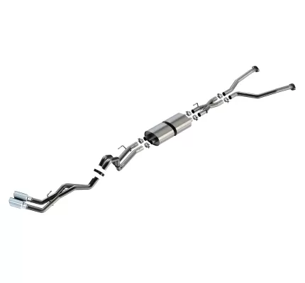 Toyota Tundra - 2022 to 2025 - CrewMax [All] (ATAK Exhaust) (Cat-Back Exhaust) (Polished Tips) (With Short Bed)