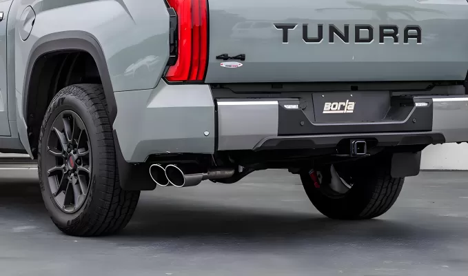 Toyota Tundra - 2022 to 2025 - CrewMax [All] (ATAK Exhaust) (Cat-Back Exhaust) (Polished Tips) (With Short Bed)