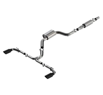 Volkswagen Golf GTI - 2022 to 2025 - Hatchback [All] (S-Type Exhaust) (Cat-Back Exhaust) (Black Chrome Tips)