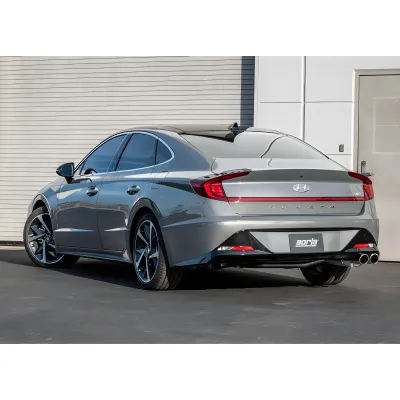 Hyundai Sonata - 2020 to 2023 - Sedan [Limited 1.6L Turbo, SEL Plus] (S-Type Exhaust) (Full Cat-Back Exhaust) (Dual Polished Tips)