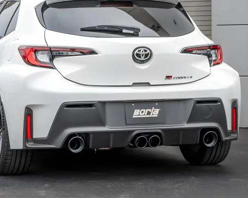 Toyota GR Corolla - 2023 to 2025 - Hatchback [All] (ATAK Exhaust) (Ceramic Black Stainless Steel Rolled Quad Tips) (3
