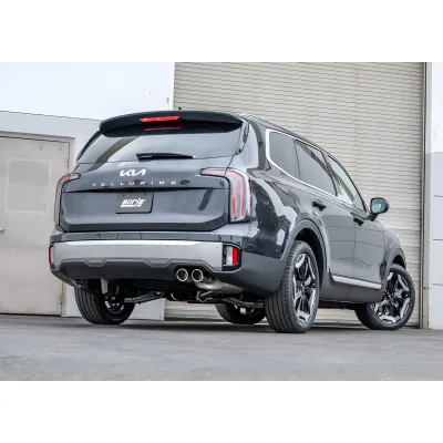 Kia Telluride - 2023 to 2025 - SUV [All] (Rear Section Only) (S-Type Exhaust) (Polished Rolled Tips) (Without Factory Turn Down Tips)