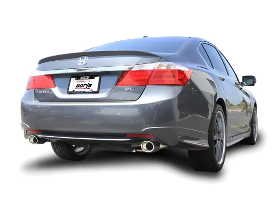 Honda Accord - 2013 to 2015 - 4 Door Sedan [All] (S-Type Exhaust) (With Factory Dual Exhaust) (Rear Section Only) (Dual Polished Rolled Tips)