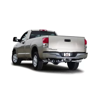 Toyota Tundra - 2007 to 2008 - 2 Door Reg Cab [Base, Tundra Grade] With 5.7L & 4WD/RWD (Touring Exhaust) (Side Exit) (Dual Polished Angle Rolled Tips) (With Long 8' 2