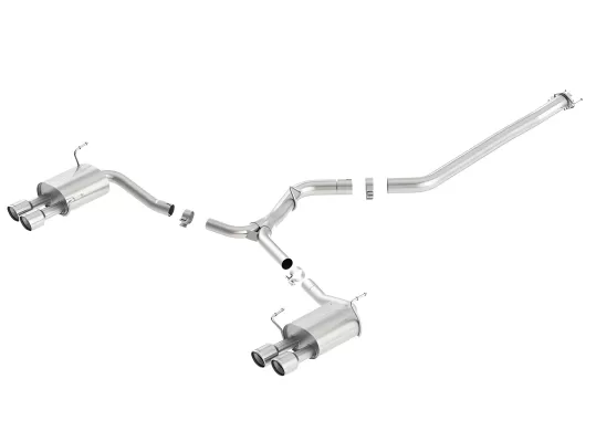 Subaru WRX STI - 2011 to 2014 - Sedan [All] (ATAK Exhaust) (Quad Polished Rolled Tips)