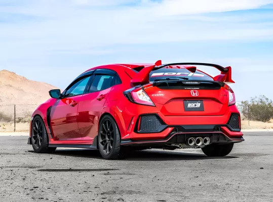 Honda Civic - 2017 to 2021 - 4 Door Hatchback [FK8 Type R, FK8 Type R Limited] (ATAK Exhaust) (Triple Polished Rolled Tips)