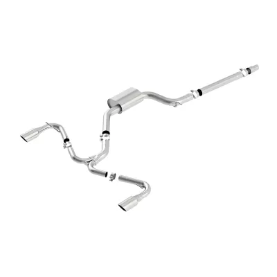 Volkswagen Golf GTI - 2015 to 2017 - All [All] (S-Type Exhaust) (Dual Polished Angle-Cut Tips) (Pre-Facelift) (Un-Resonated)