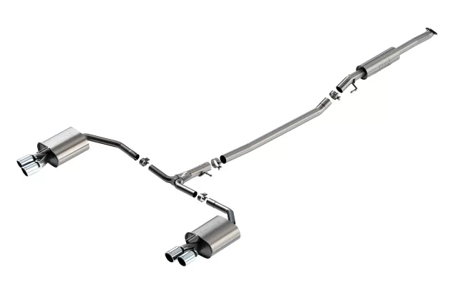 Kia K5 - 2021 to 2024 - Sedan [GT] (S-Type Exhaust) (Quad Round Rolled Angle-Cut Tips)