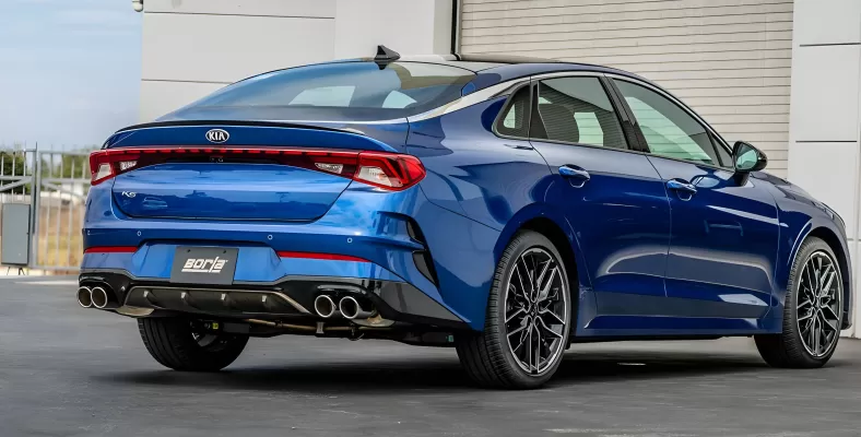 Kia K5 - 2021 to 2024 - Sedan [GT] (S-Type Exhaust) (Quad Round Rolled Angle-Cut Tips)